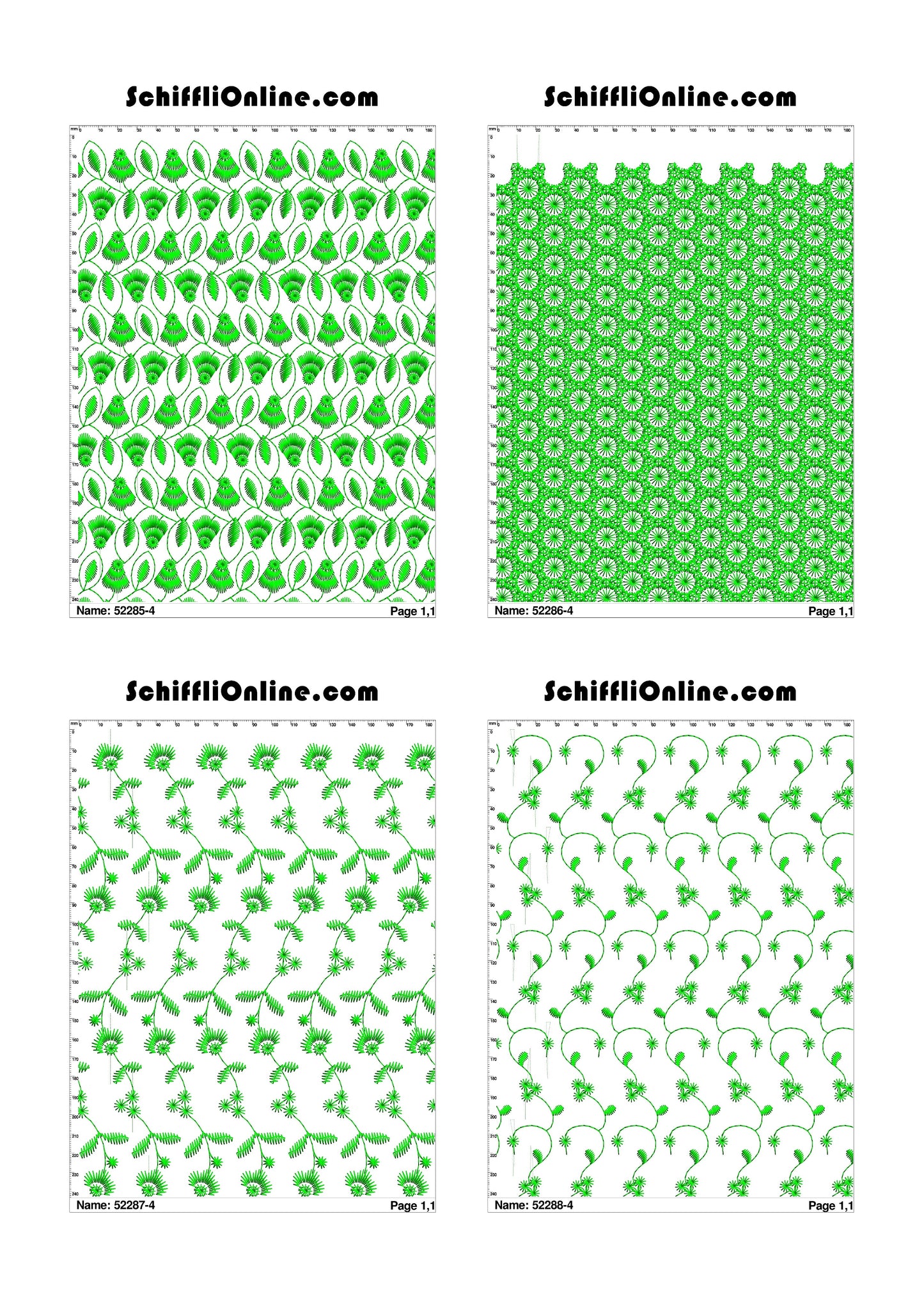 ALLOVER BORER 4X4 VOL 1 - 500 DESIGNS