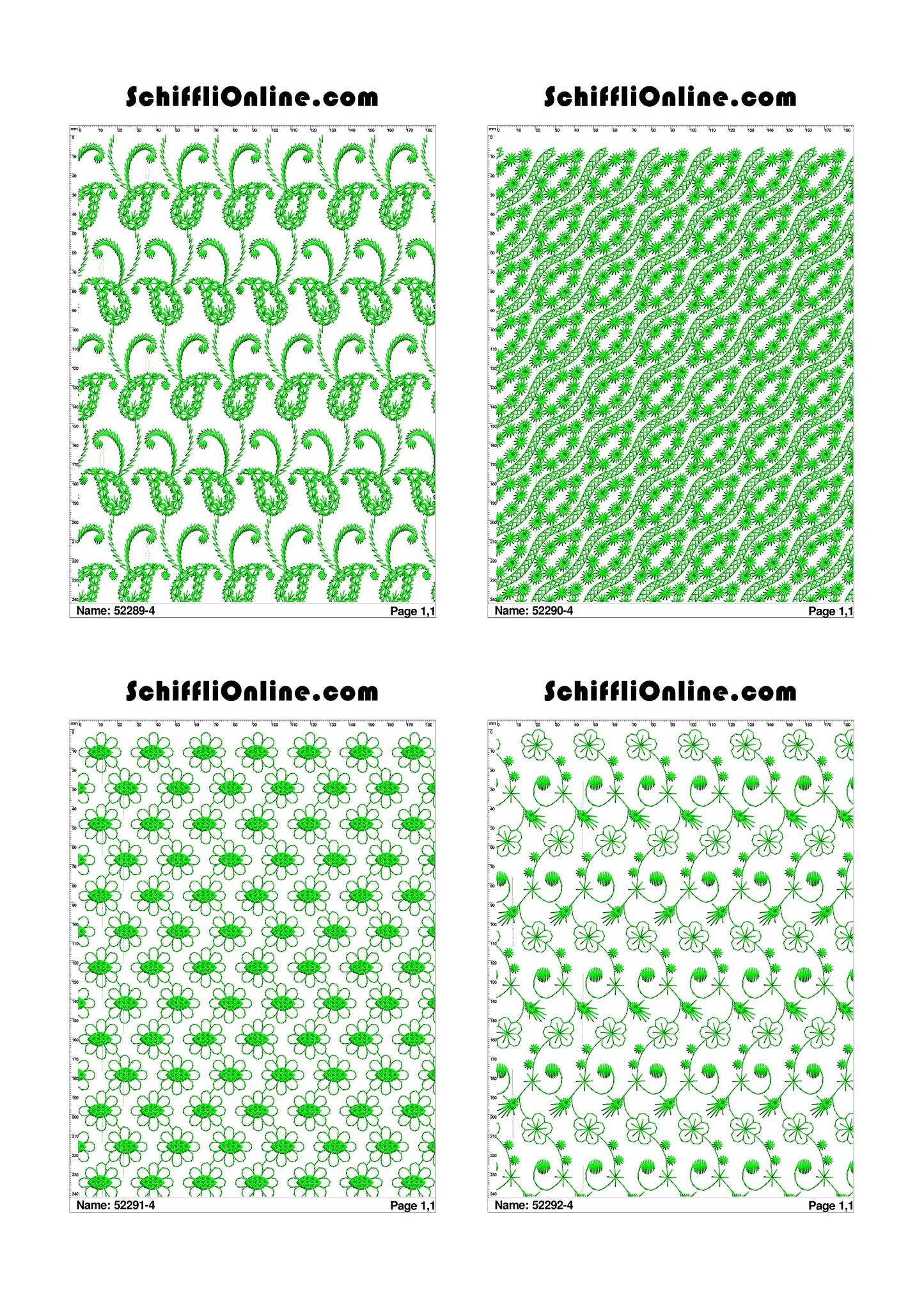 ALLOVER BORER 4X4 VOL 1 - 500 DESIGNS