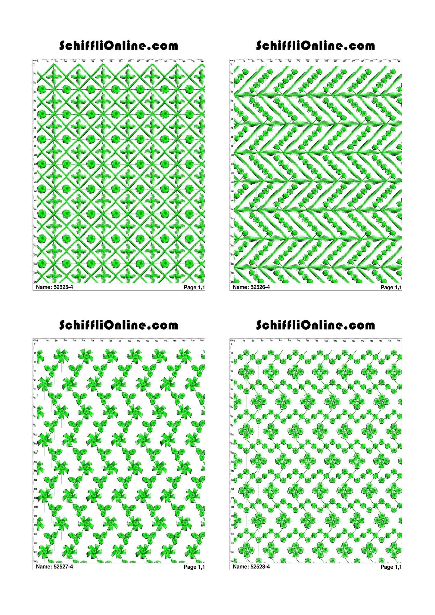 ALLOVER BORER 4X4 VOL 1 - 500 DESIGNS