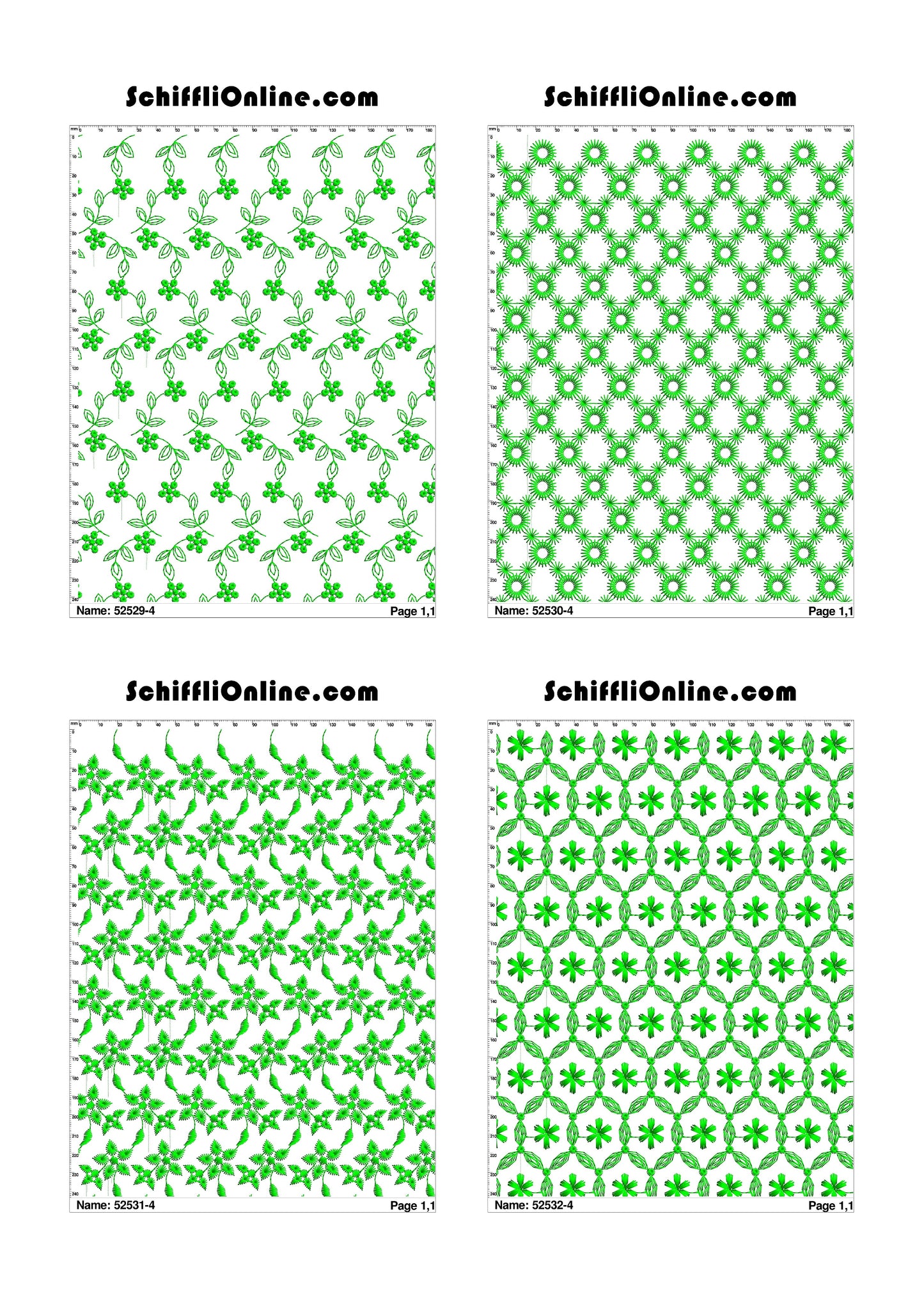 ALLOVER BORER 4X4 VOL 1 - 500 DESIGNS