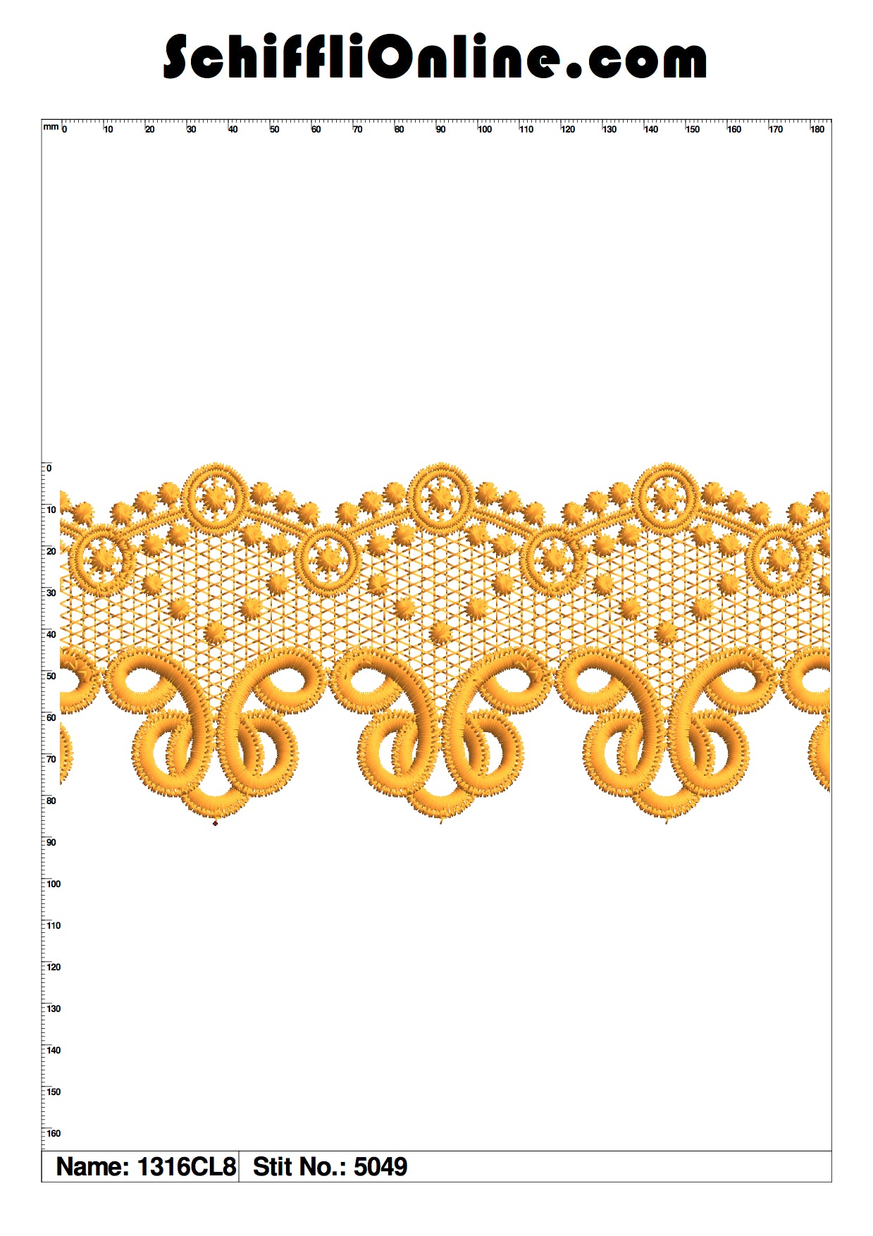 Book 143 CHEMICAL LACE 8X4 50 DESIGNS
