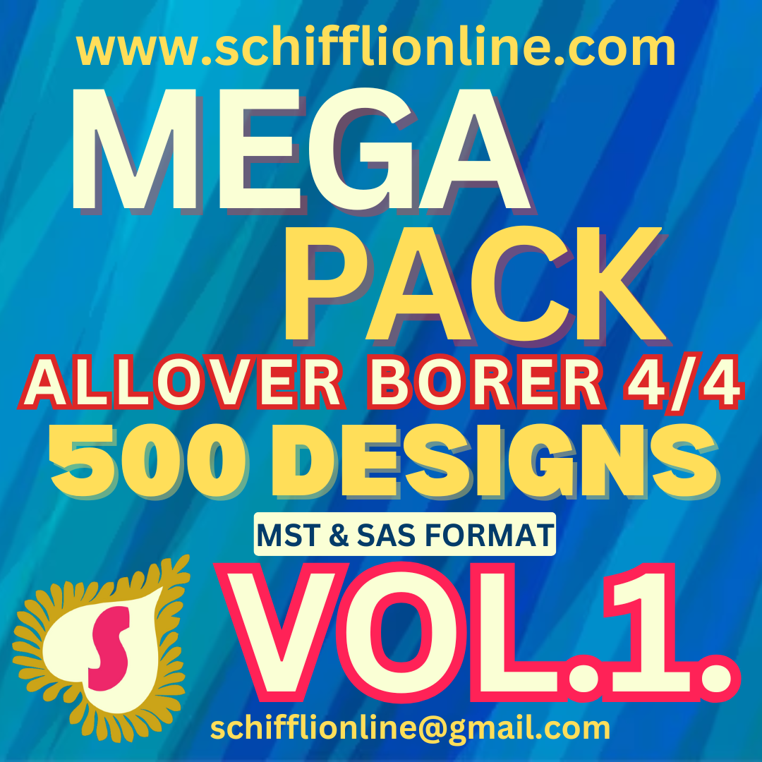 ALLOVER BORER 4X4 VOL 1 - 500 DESIGNS