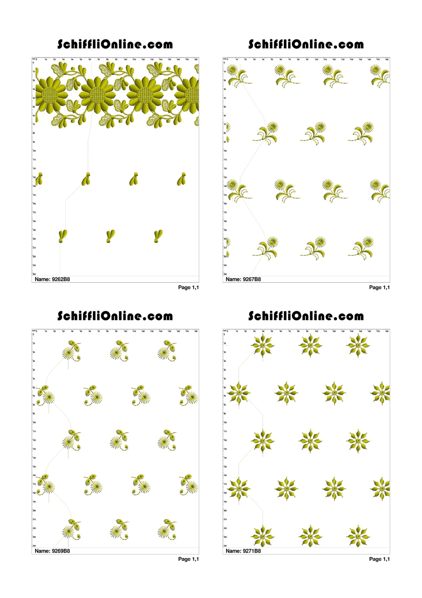 ALLOVER BORER 8X4 VOL 1 - 500 DESIGNS