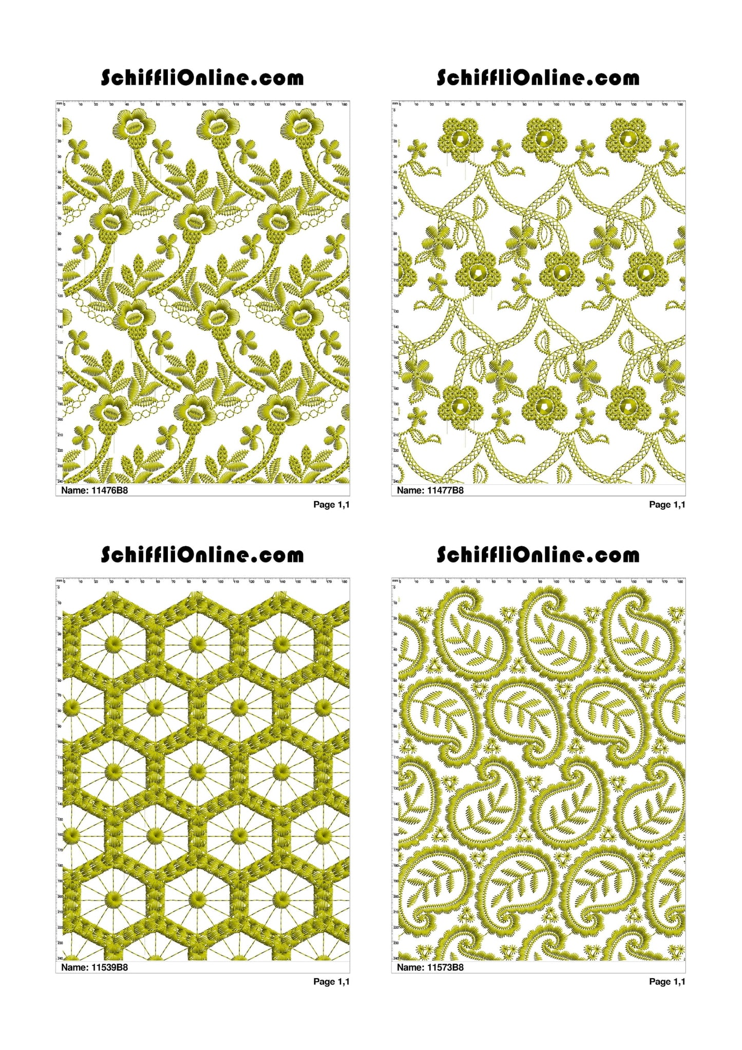 ALLOVER BORER 8X4 VOL 1 - 500 DESIGNS