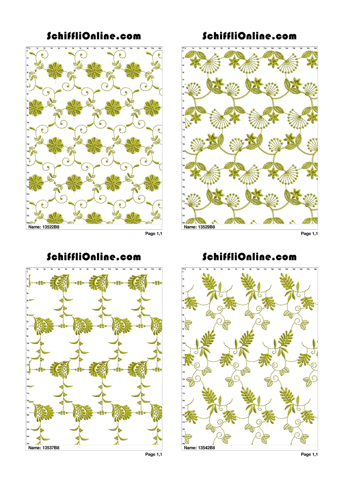 ALLOVER BORER 8X4 VOL 1 - 500 DESIGNS