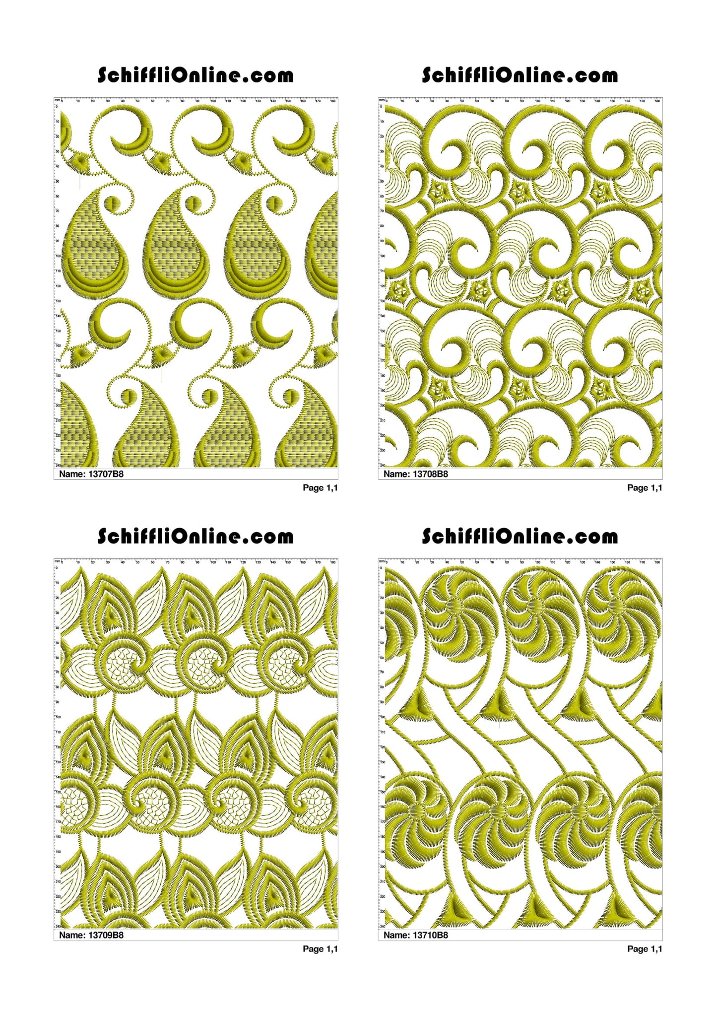 ALLOVER BORER 8X4 VOL 1 - 500 DESIGNS