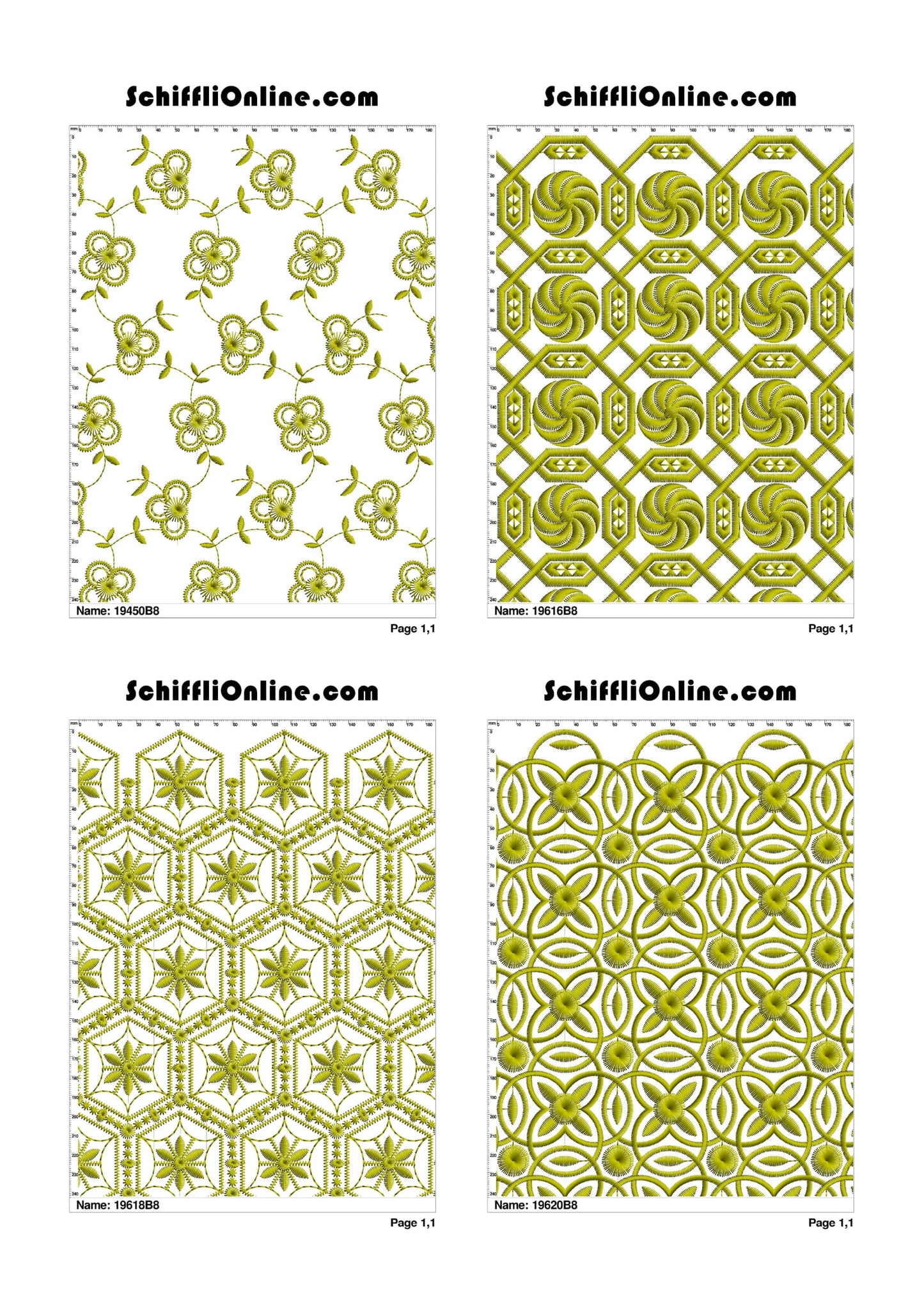 ALLOVER BORER 8X4 VOL 2 - 500 DESIGNS