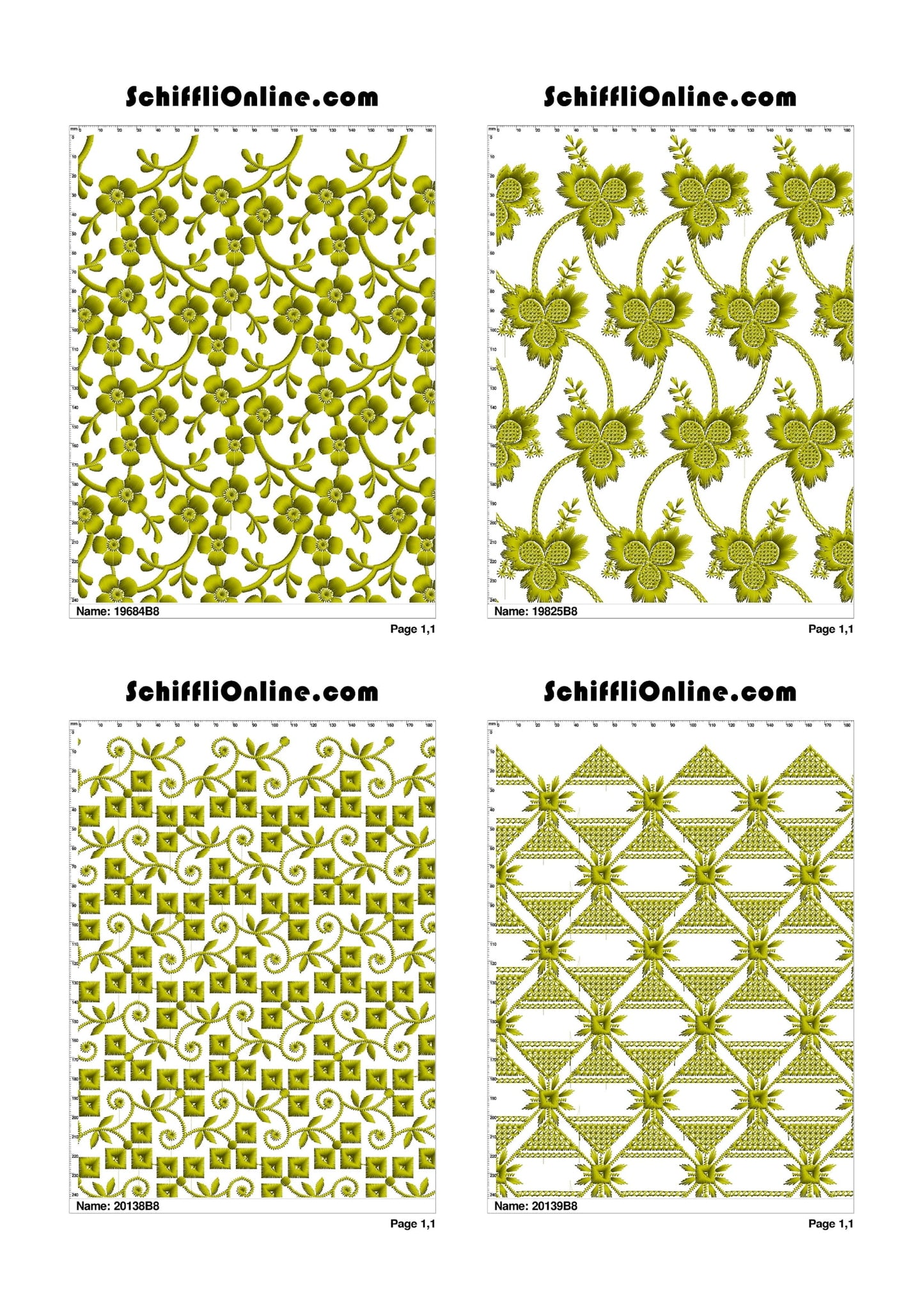 ALLOVER BORER 8X4 VOL 2 - 500 DESIGNS