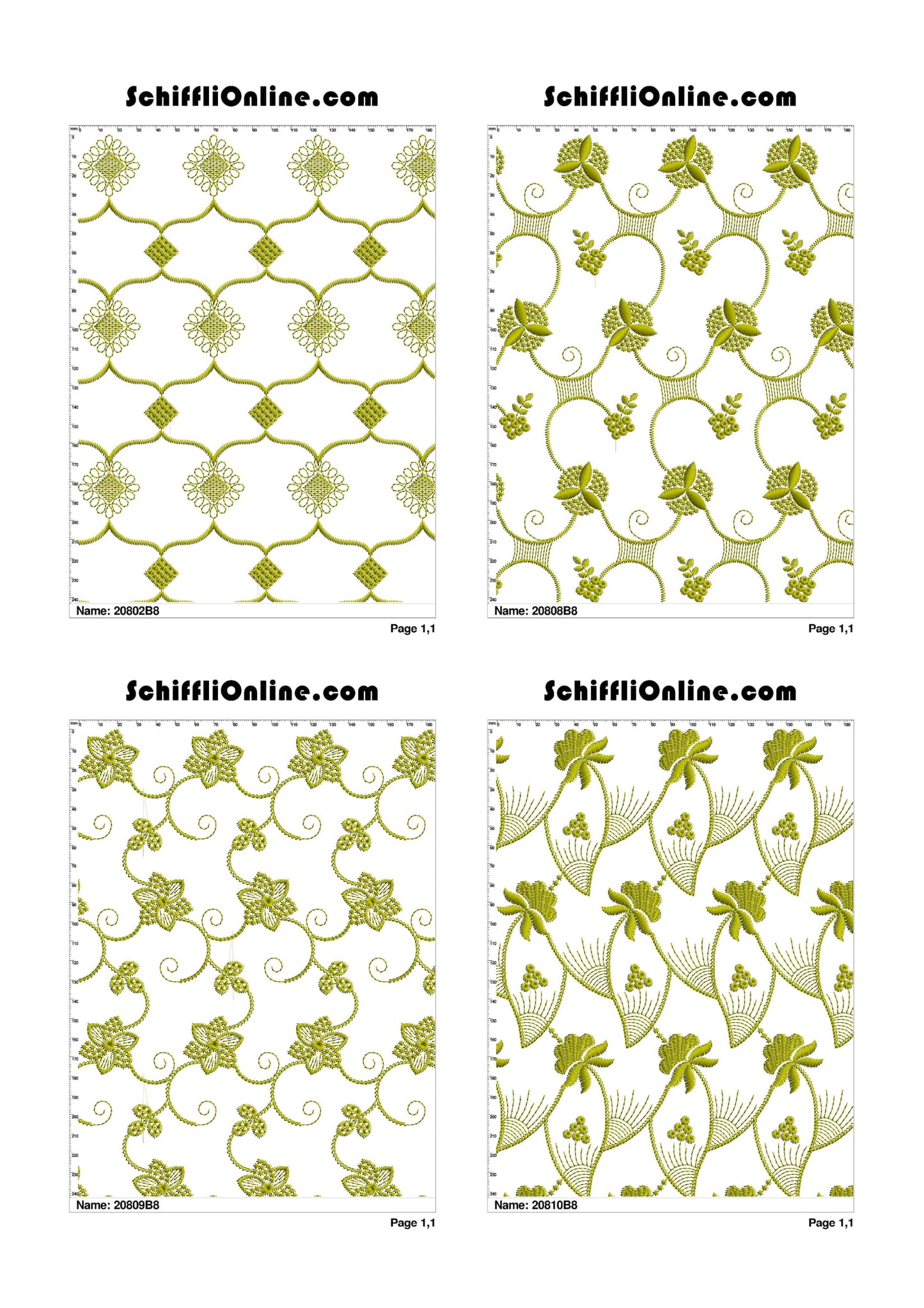 ALLOVER BORER 8X4 VOL 2 - 500 DESIGNS