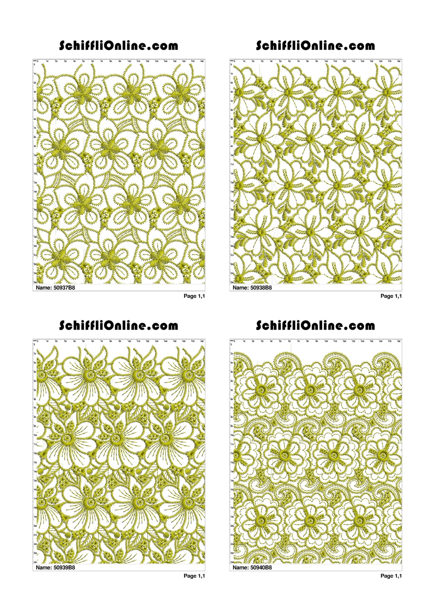 ALLOVER BORER 8X4 VOL 2 - 500 DESIGNS