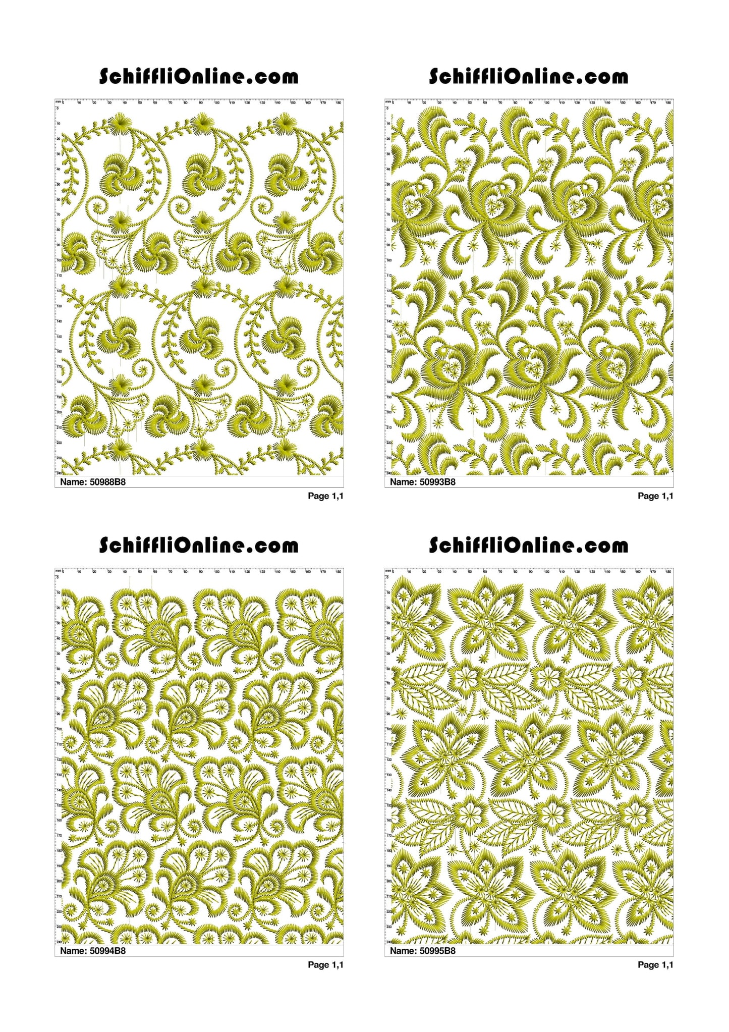 ALLOVER BORER 8X4 VOL 2 - 500 DESIGNS