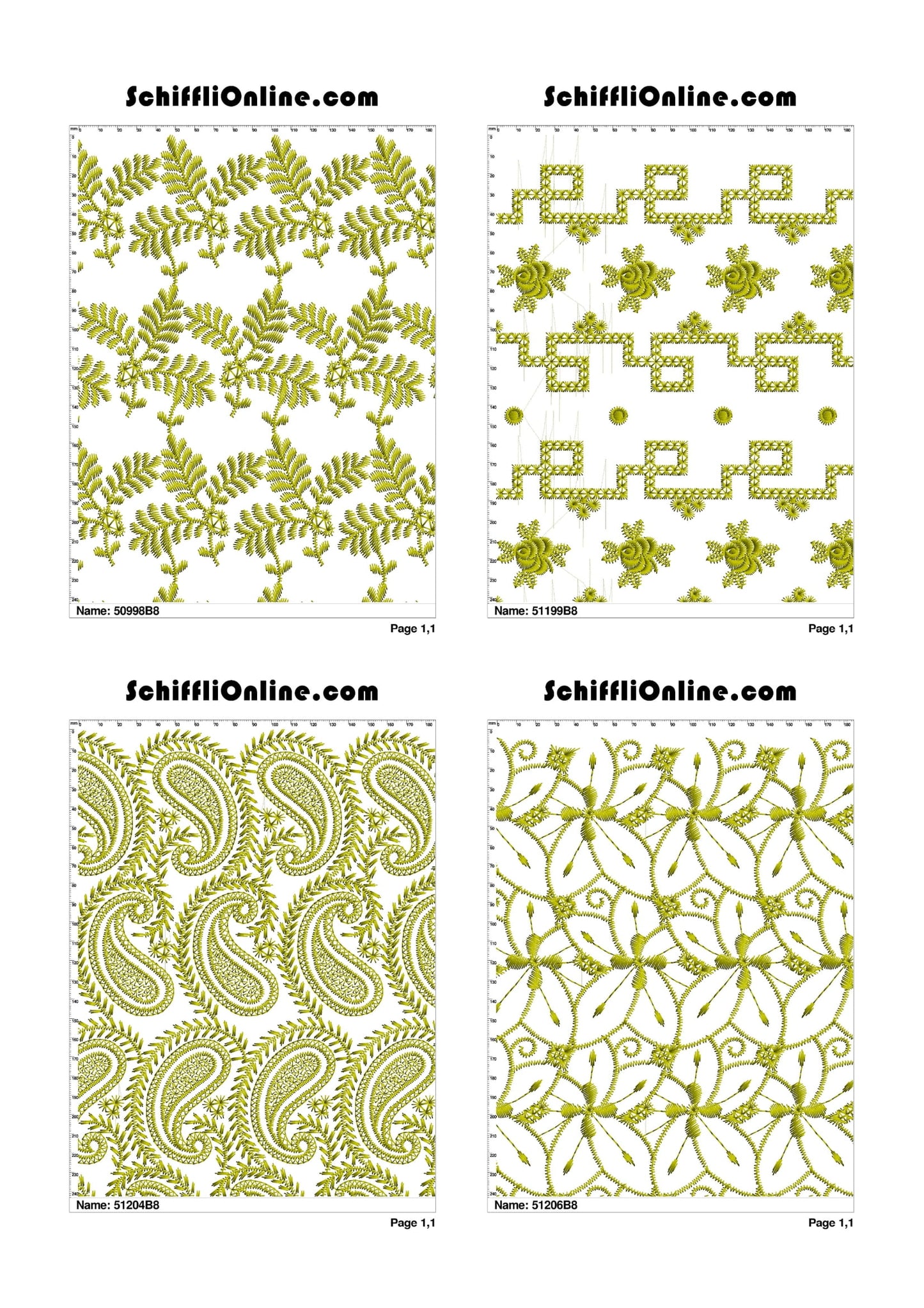 ALLOVER BORER 8X4 VOL 2 - 500 DESIGNS