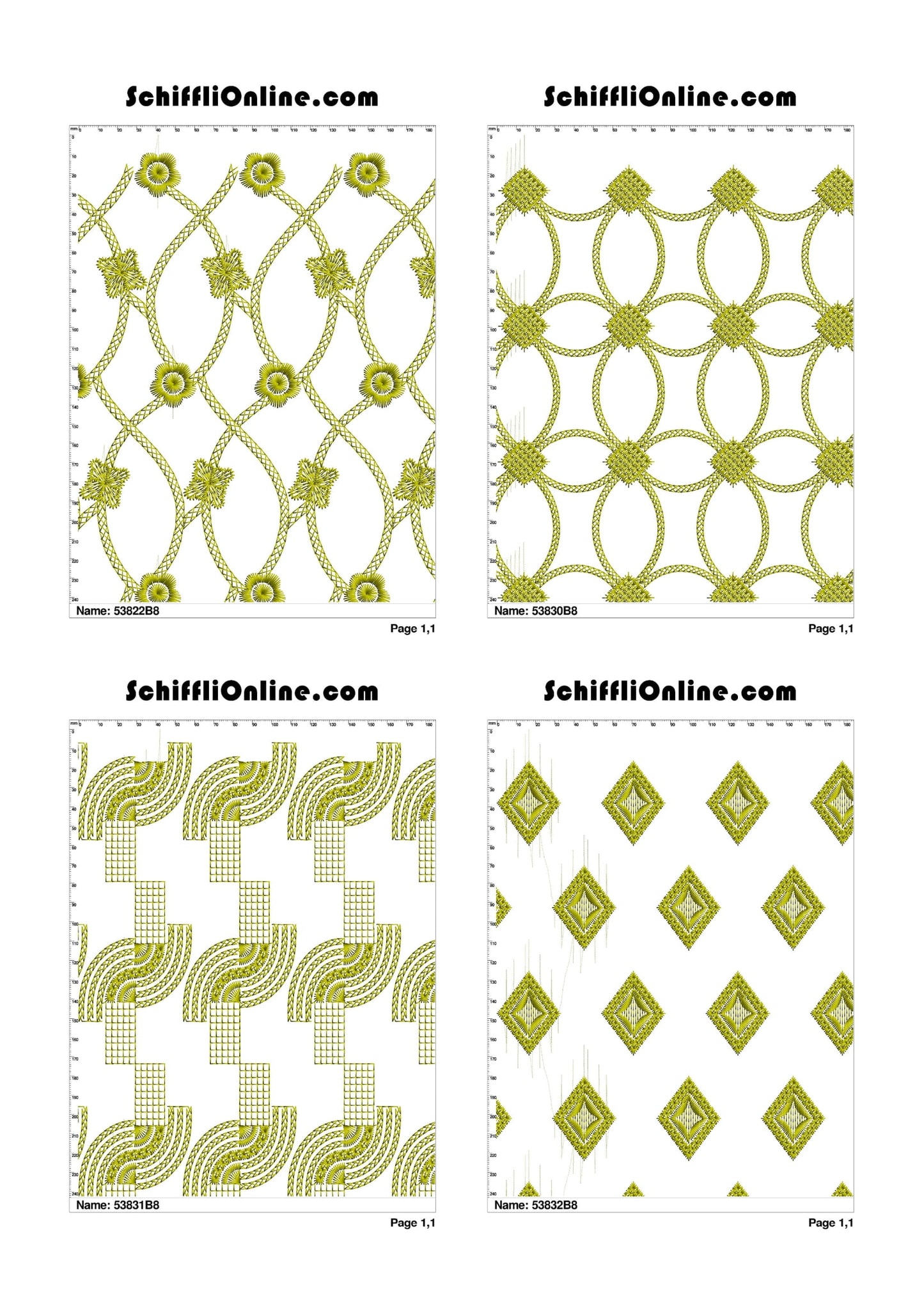 ALLOVER BORER 8X4 VOL 2 - 500 DESIGNS