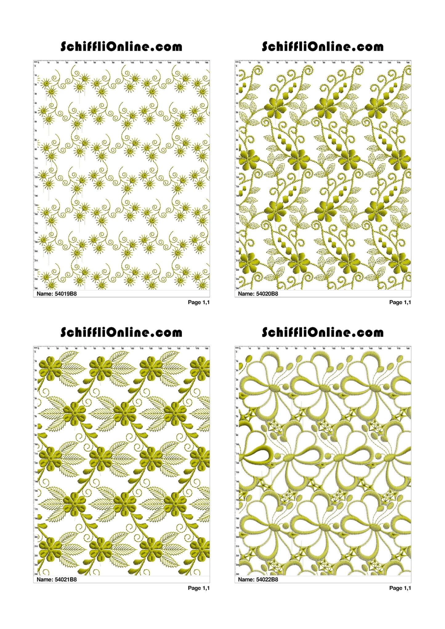 ALLOVER BORER 8X4 VOL 2 - 500 DESIGNS