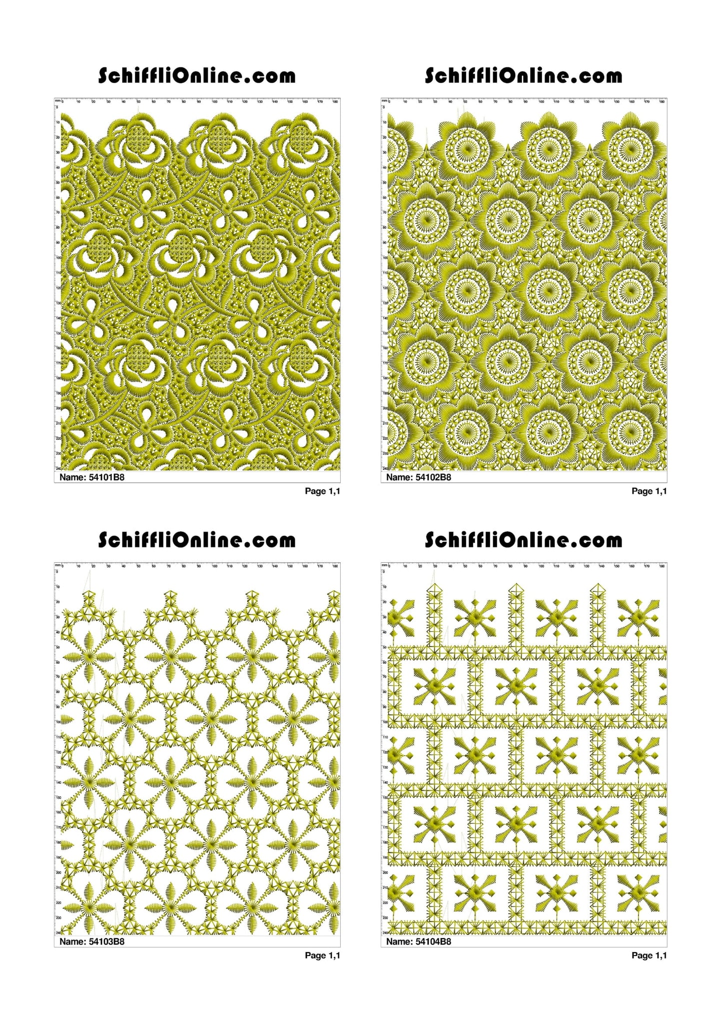 ALLOVER BORER 8X4 VOL 2 - 500 DESIGNS