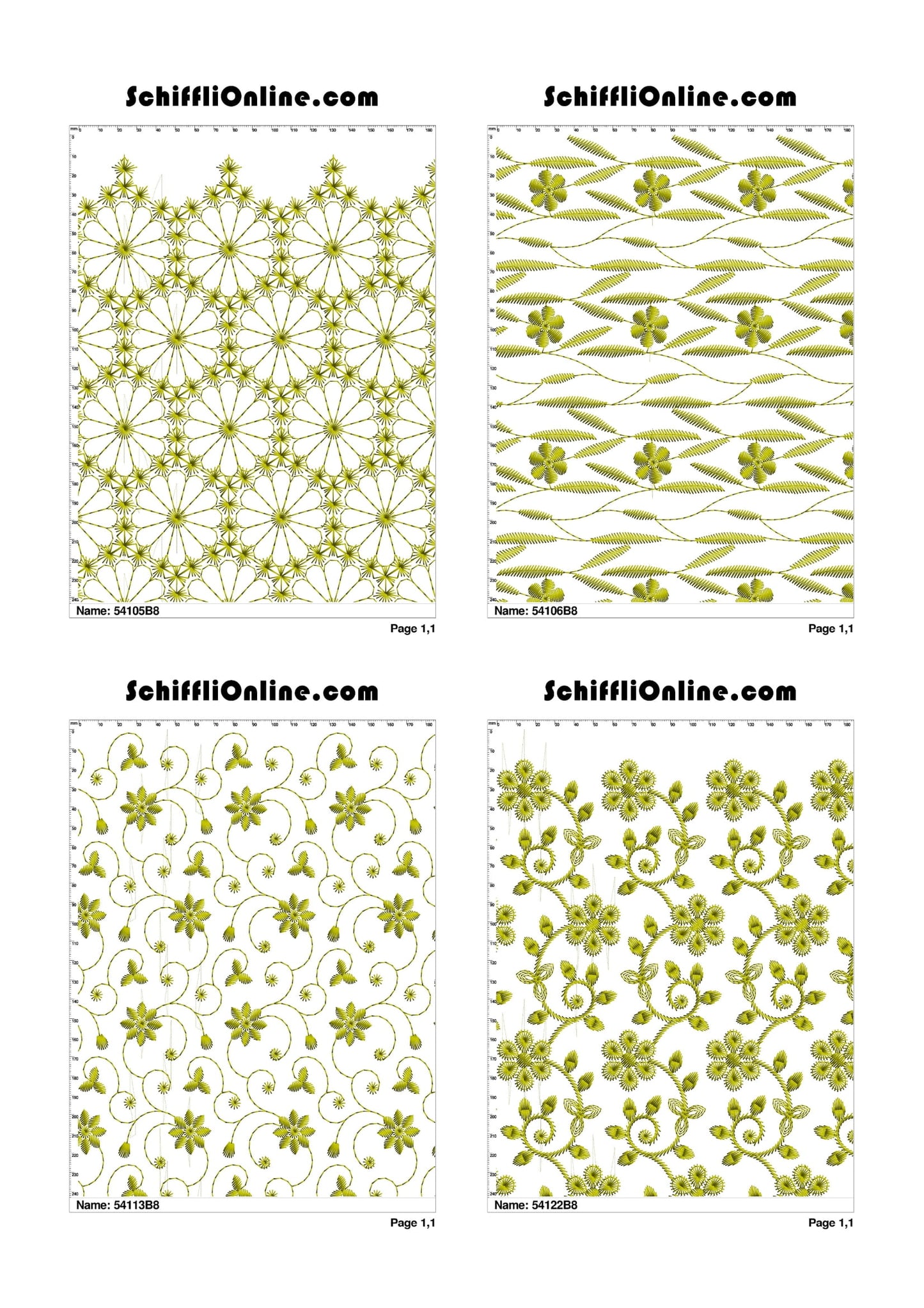 ALLOVER BORER 8X4 VOL 2 - 500 DESIGNS