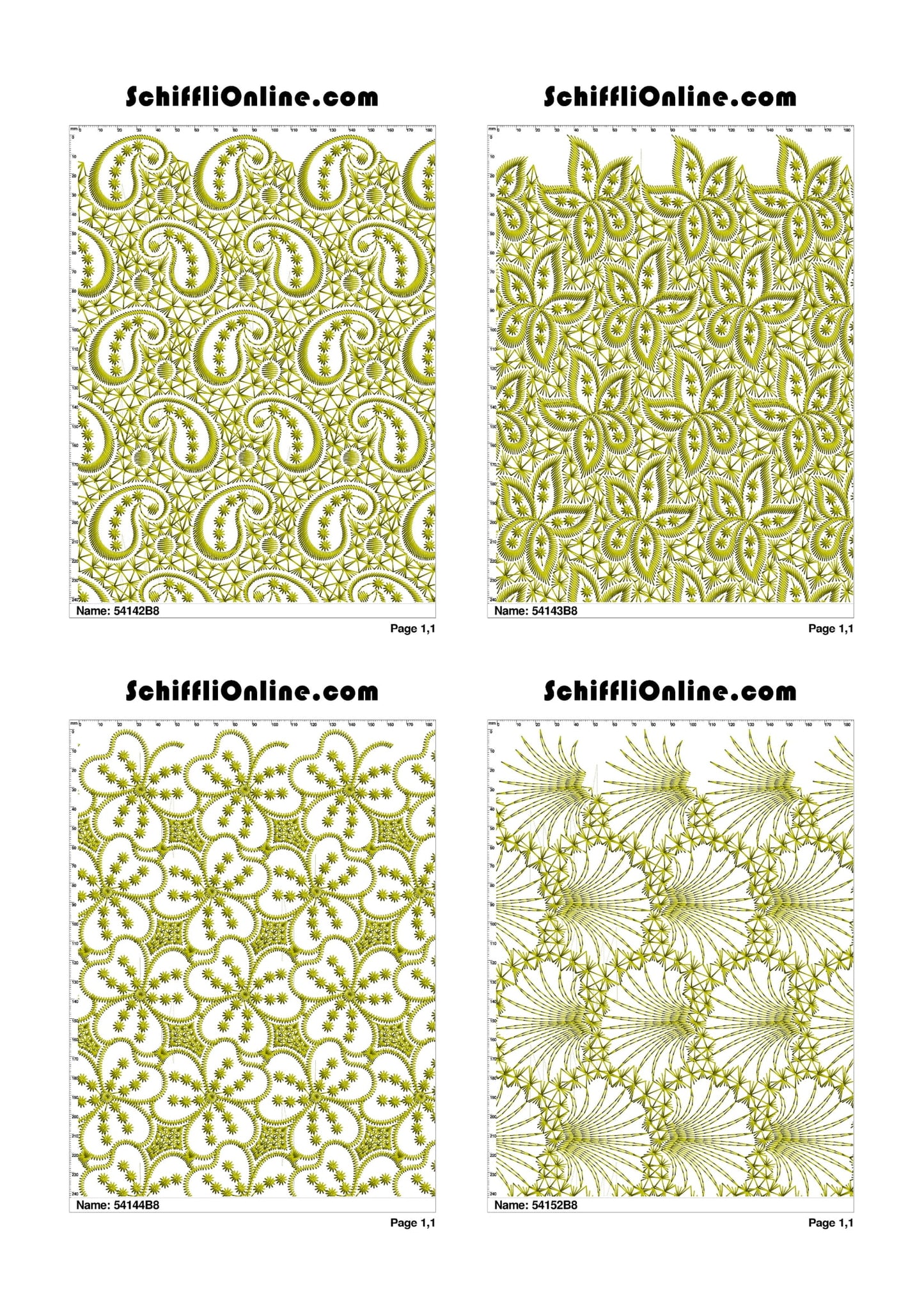 ALLOVER BORER 8X4 VOL 2 - 500 DESIGNS