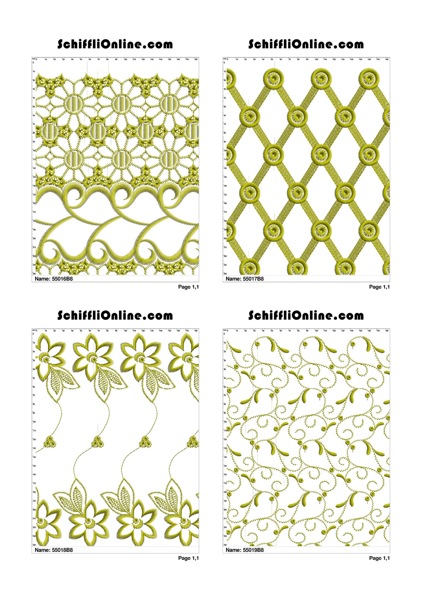 ALLOVER BORER 8X4 VOL 2 - 500 DESIGNS