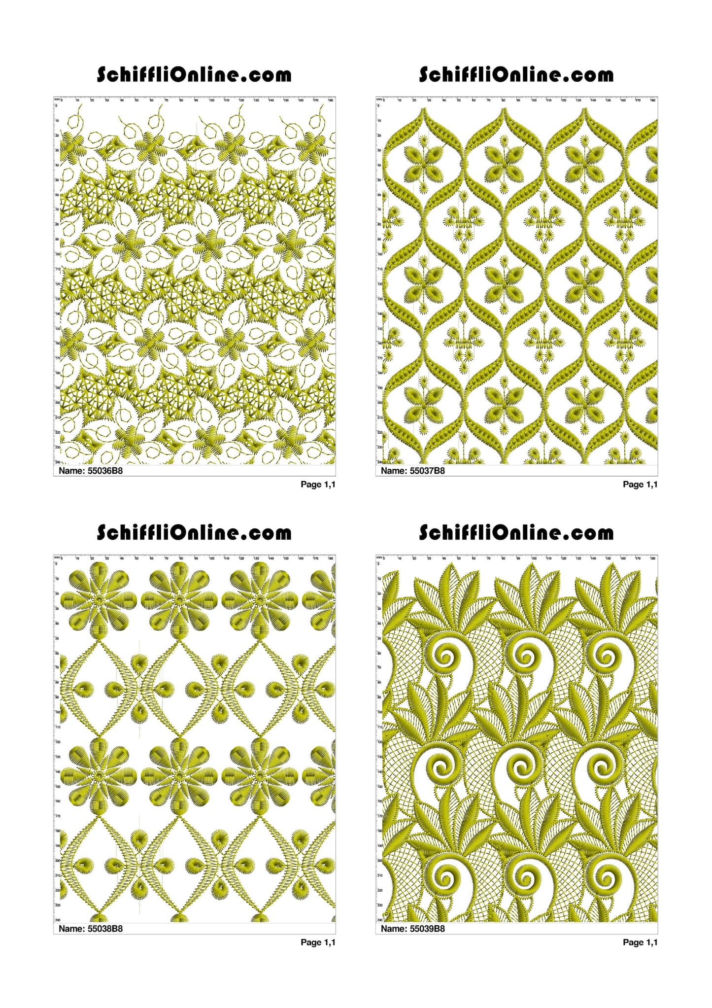 ALLOVER BORER 8X4 VOL 2 - 500 DESIGNS