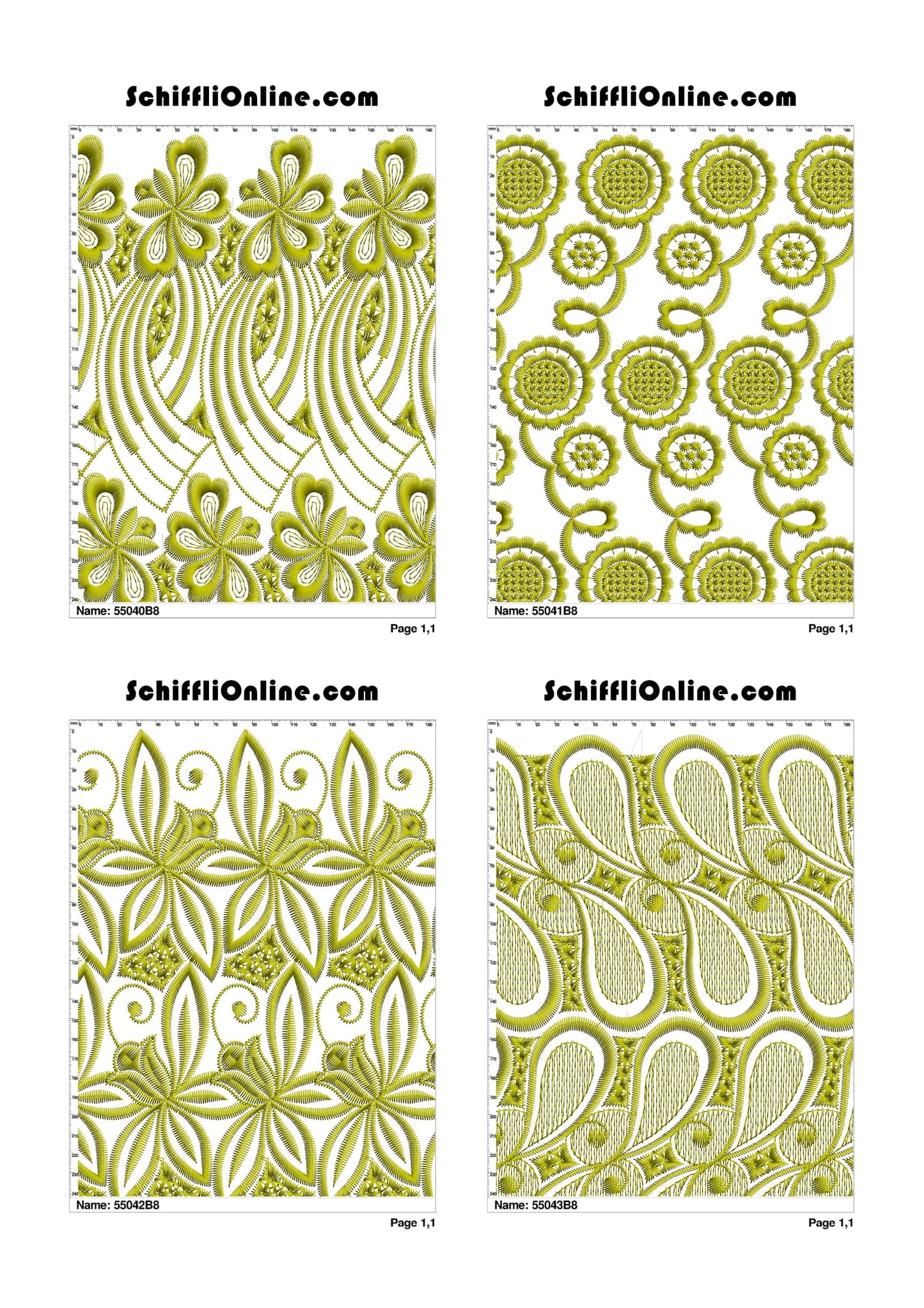 ALLOVER BORER 8X4 VOL 2 - 500 DESIGNS