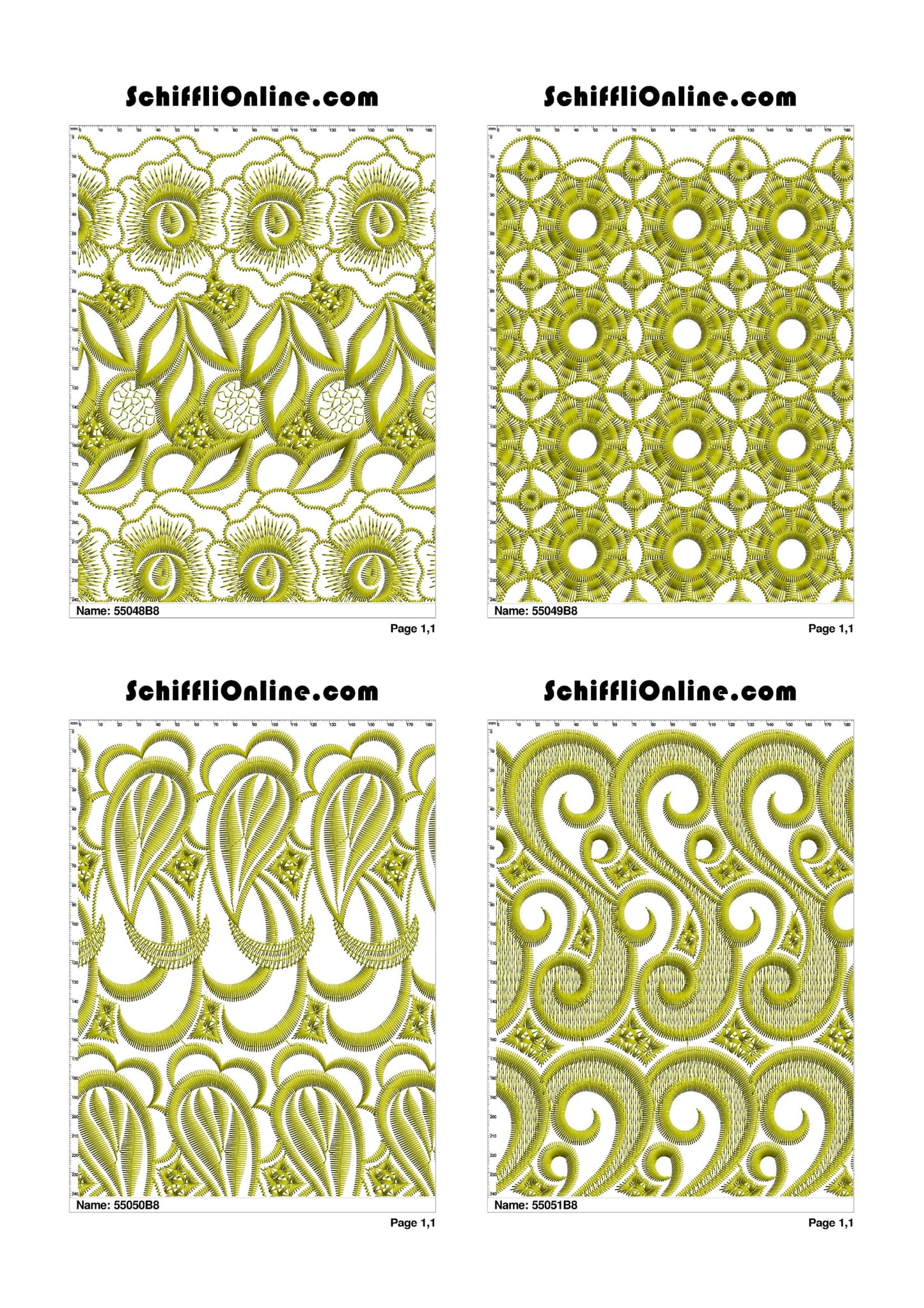 ALLOVER BORER 8X4 VOL 2 - 500 DESIGNS