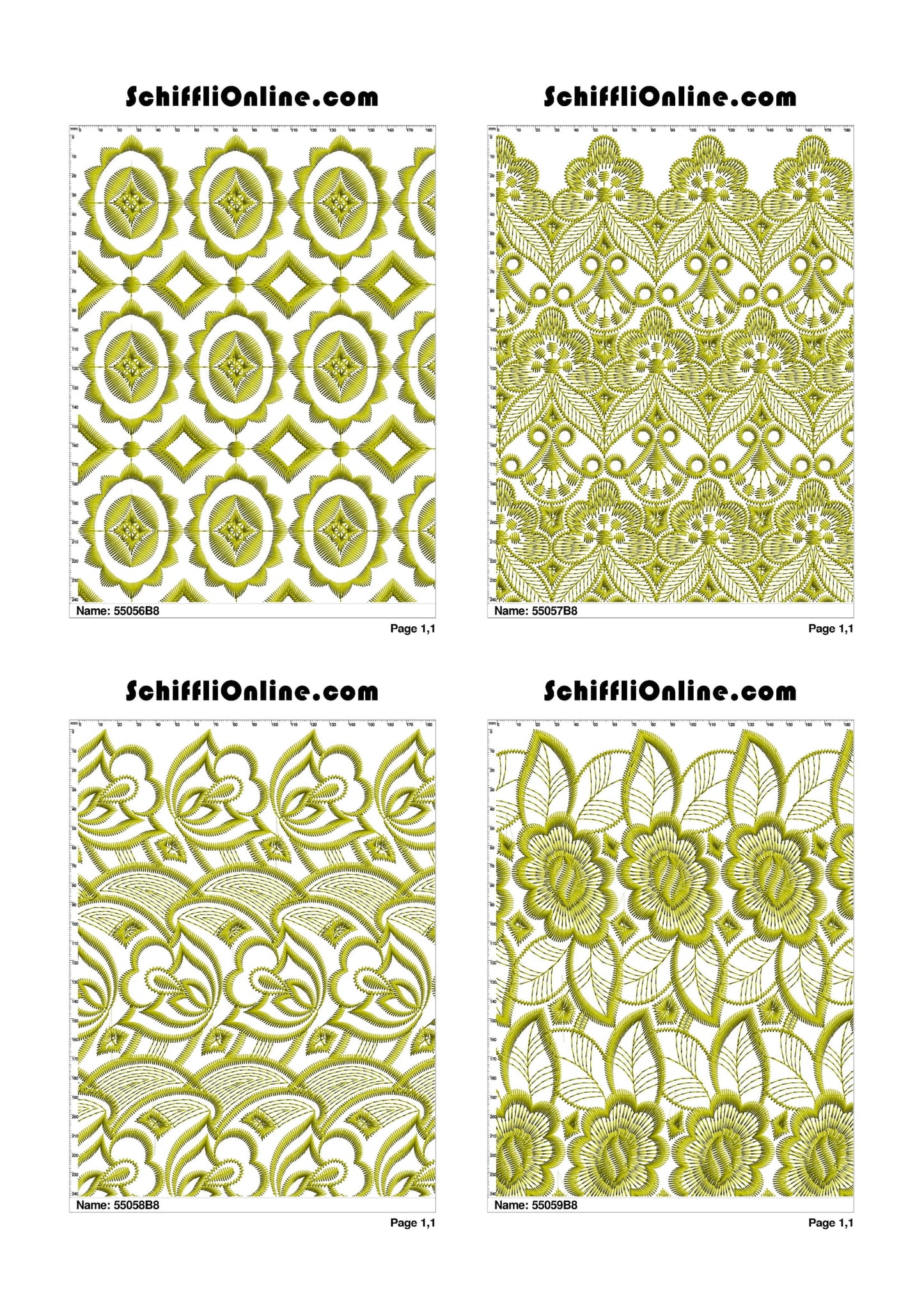 ALLOVER BORER 8X4 VOL 2 - 500 DESIGNS