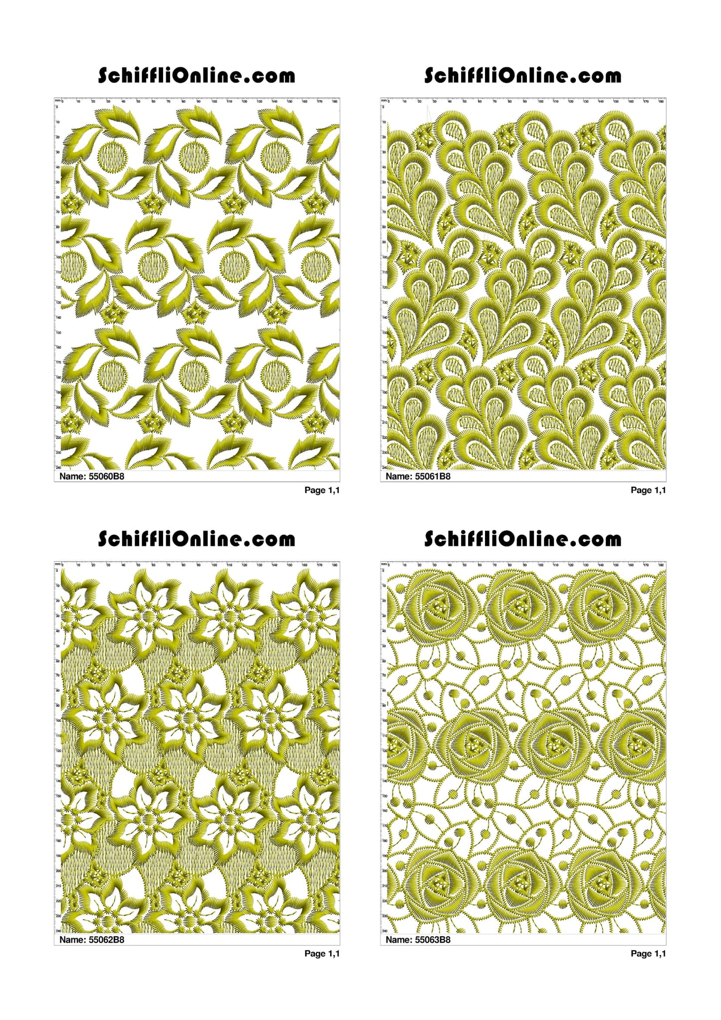 ALLOVER BORER 8X4 VOL 2 - 500 DESIGNS