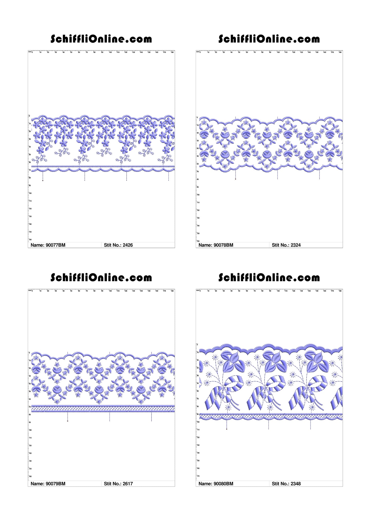 VOL 1 - BORDER MESH 8X4 - 500 DESIGNS