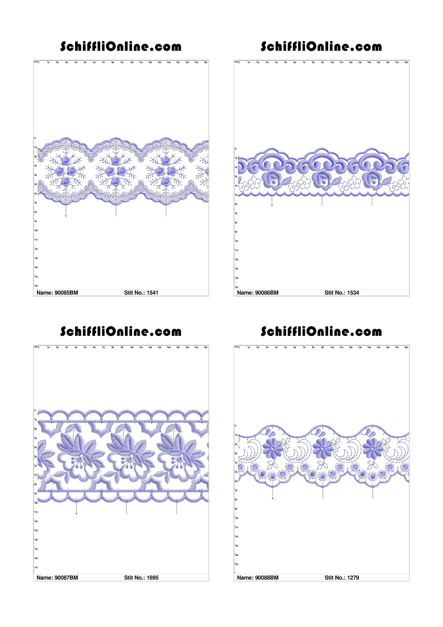 VOL 1 - BORDER MESH 8X4 - 500 DESIGNS