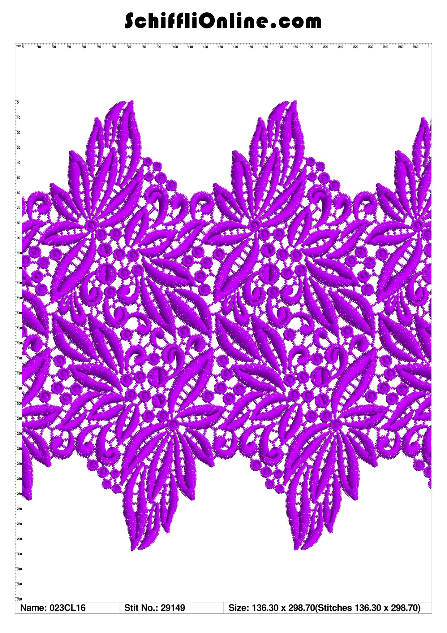 Book 293 CHEMICAL LACE 16X4 50 DESIGNS
