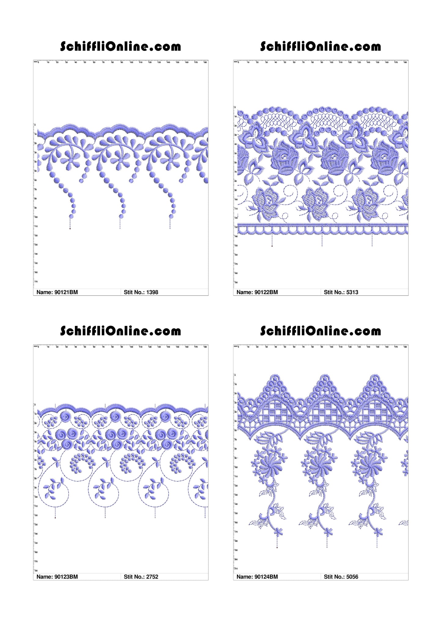 VOL 1 - BORDER MESH 8X4 - 500 DESIGNS