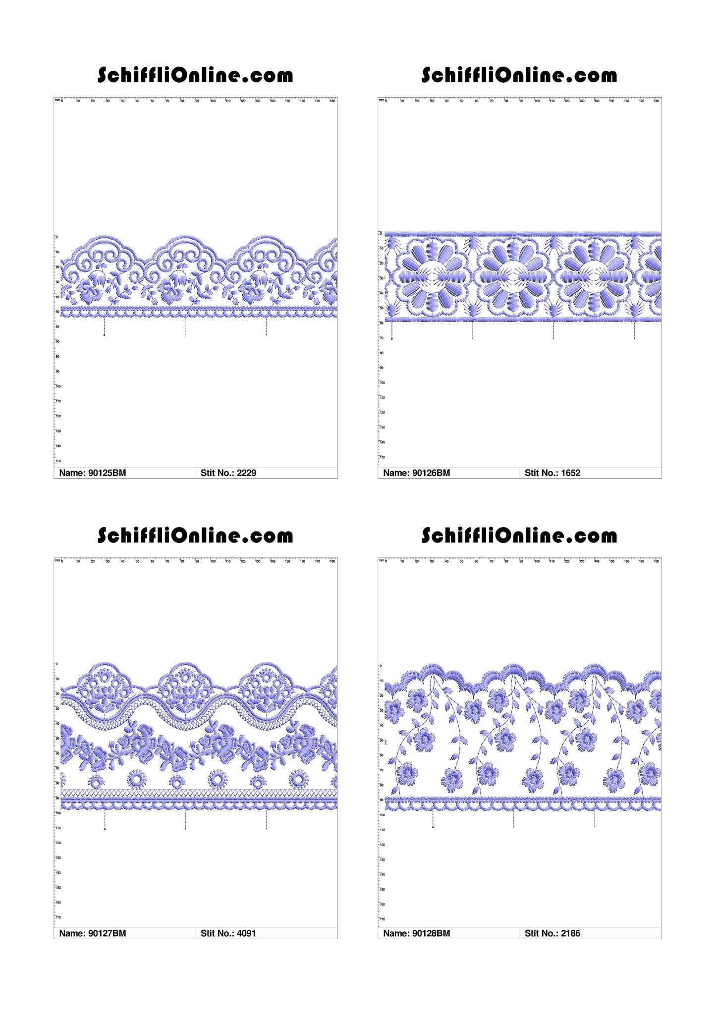 VOL 1 - BORDER MESH 8X4 - 500 DESIGNS