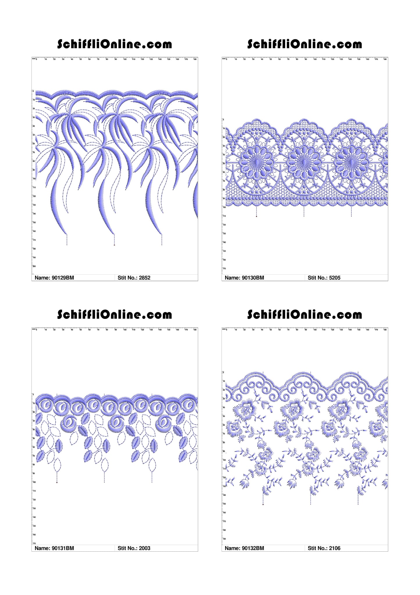 VOL 1 - BORDER MESH 8X4 - 500 DESIGNS