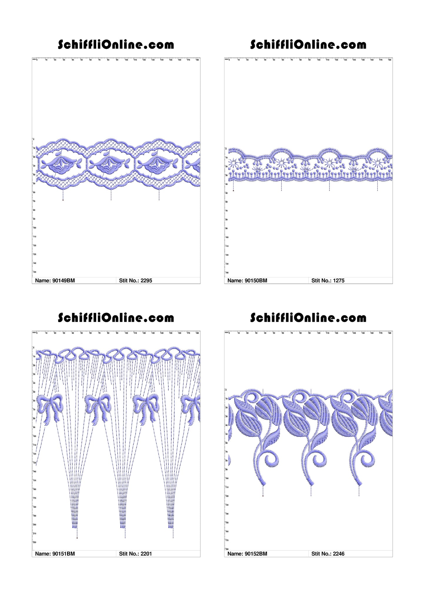 VOL 1 - BORDER MESH 8X4 - 500 DESIGNS