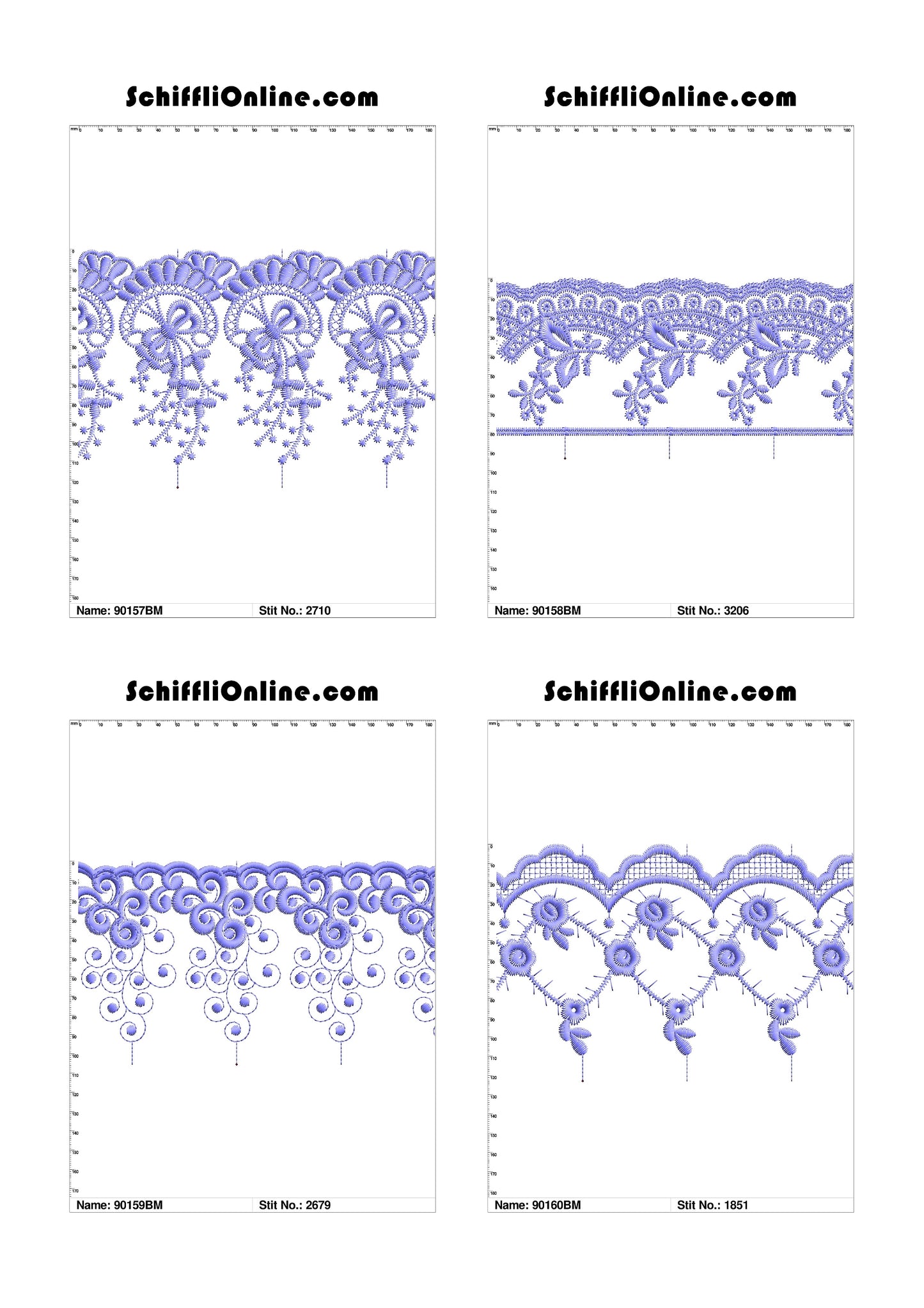 VOL 1 - BORDER MESH 8X4 - 500 DESIGNS