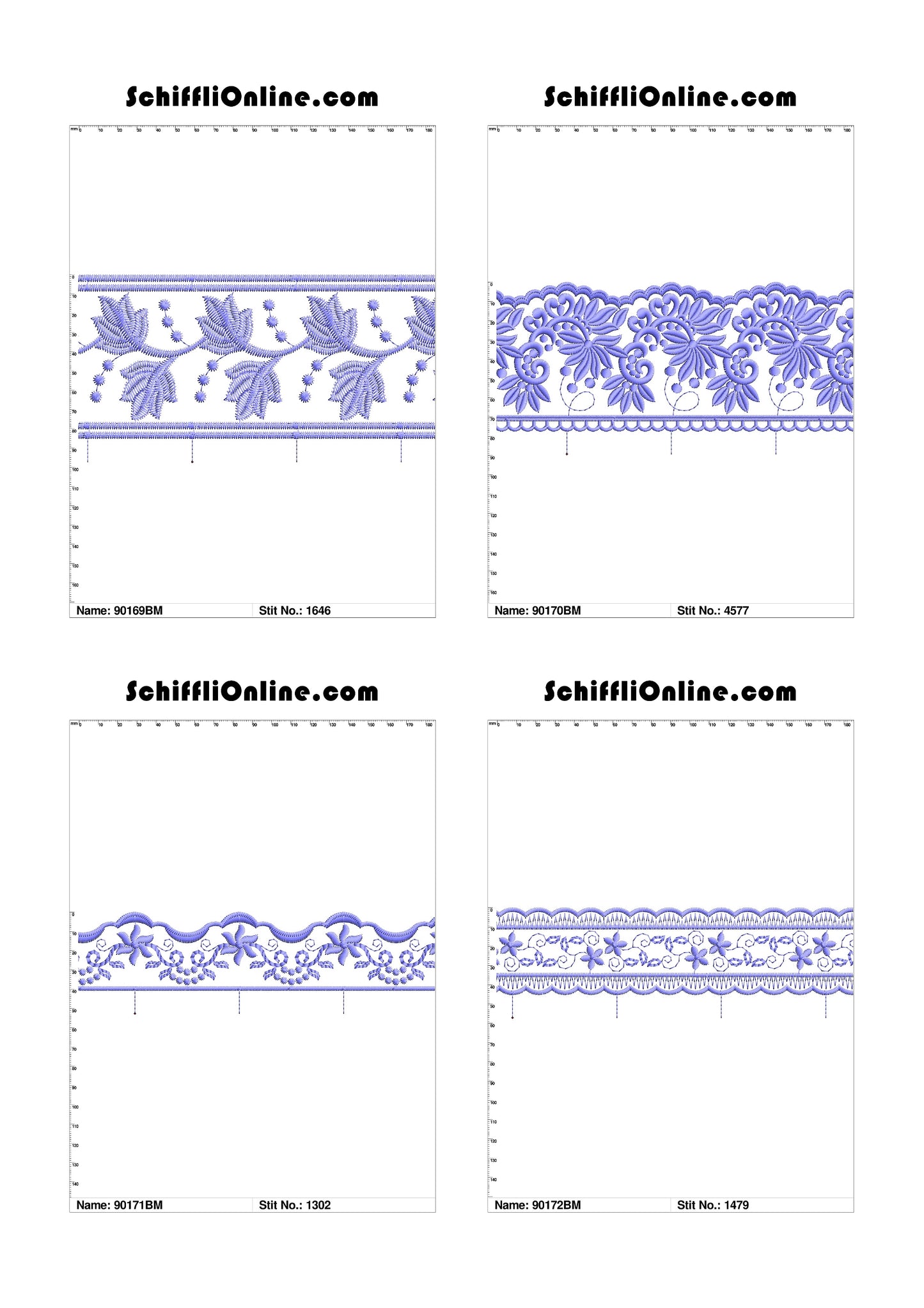 VOL 1 - BORDER MESH 8X4 - 500 DESIGNS