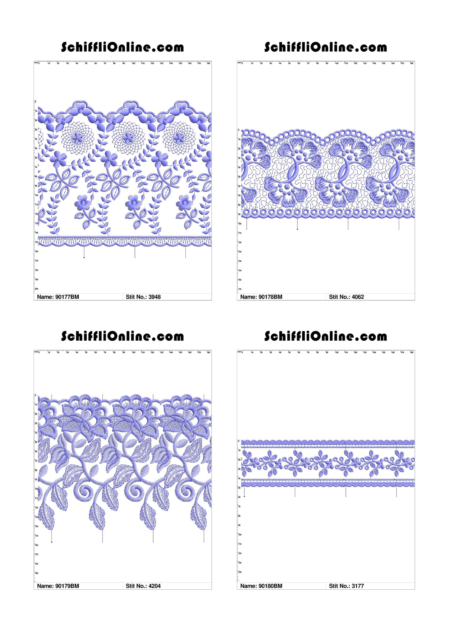 VOL 1 - BORDER MESH 8X4 - 500 DESIGNS