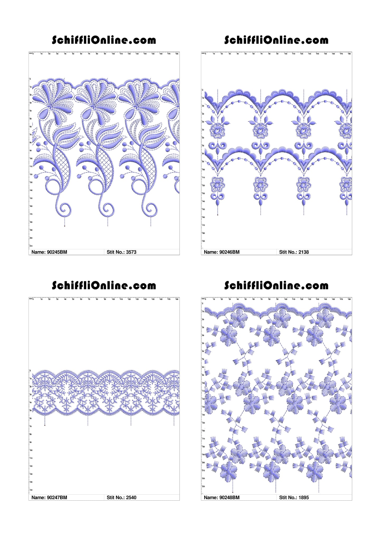 VOL 1 - BORDER MESH 8X4 - 500 DESIGNS