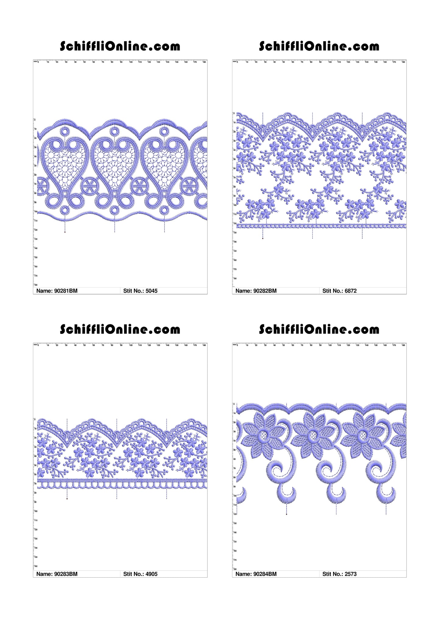 VOL 1 - BORDER MESH 8X4 - 500 DESIGNS