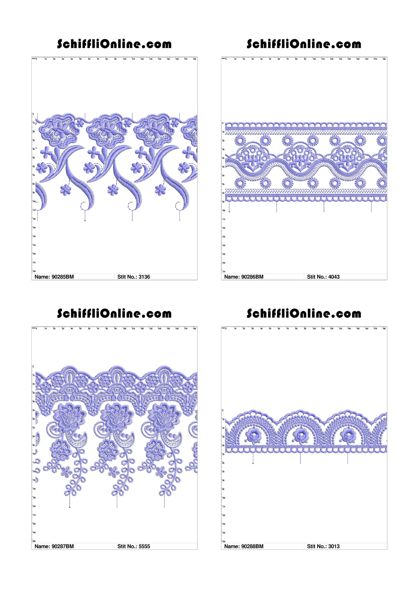 VOL 1 - BORDER MESH 8X4 - 500 DESIGNS