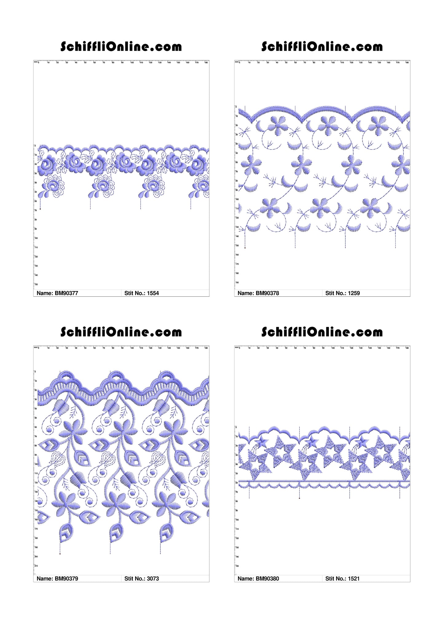 VOL 1 - BORDER MESH 8X4 - 500 DESIGNS