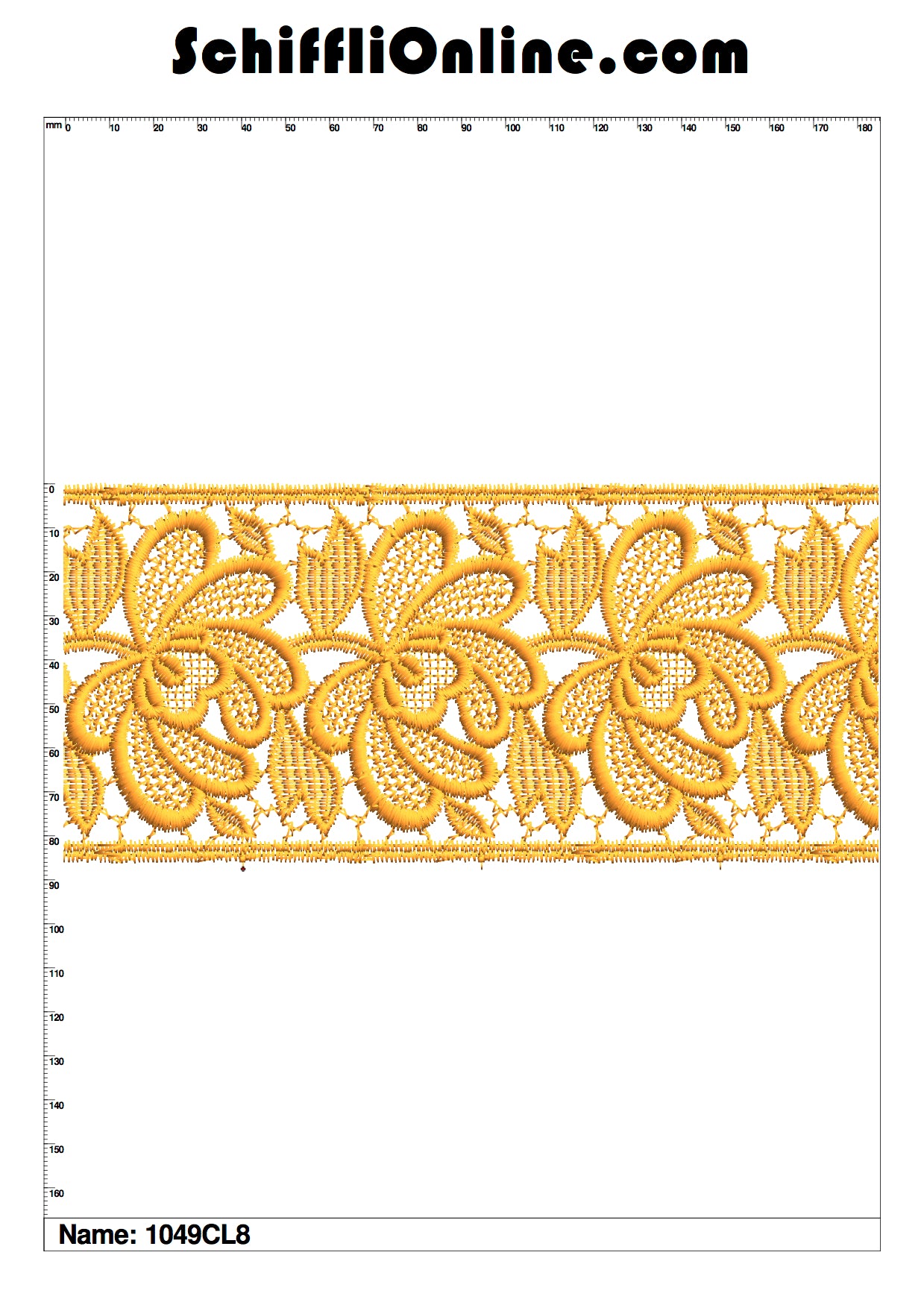 Book 132 CHEMICAL LACE 8X4 50 DESIGNS
