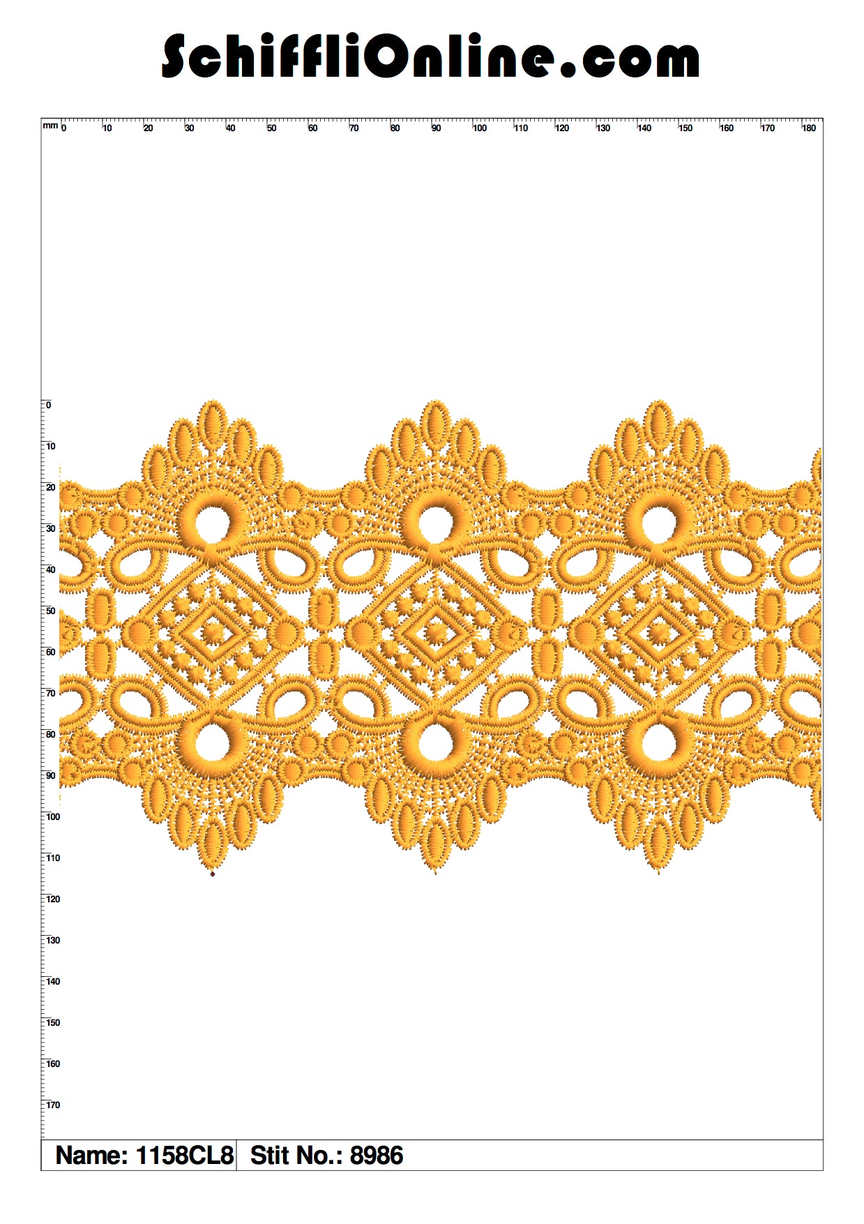 Book 140 CHEMICAL LACE 8X4 50 DESIGNS