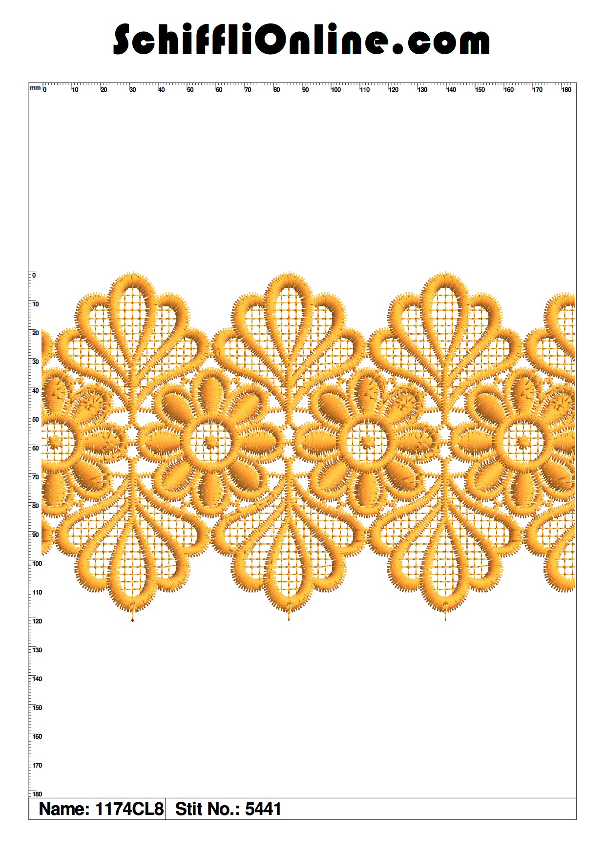 Book 140 CHEMICAL LACE 8X4 50 DESIGNS