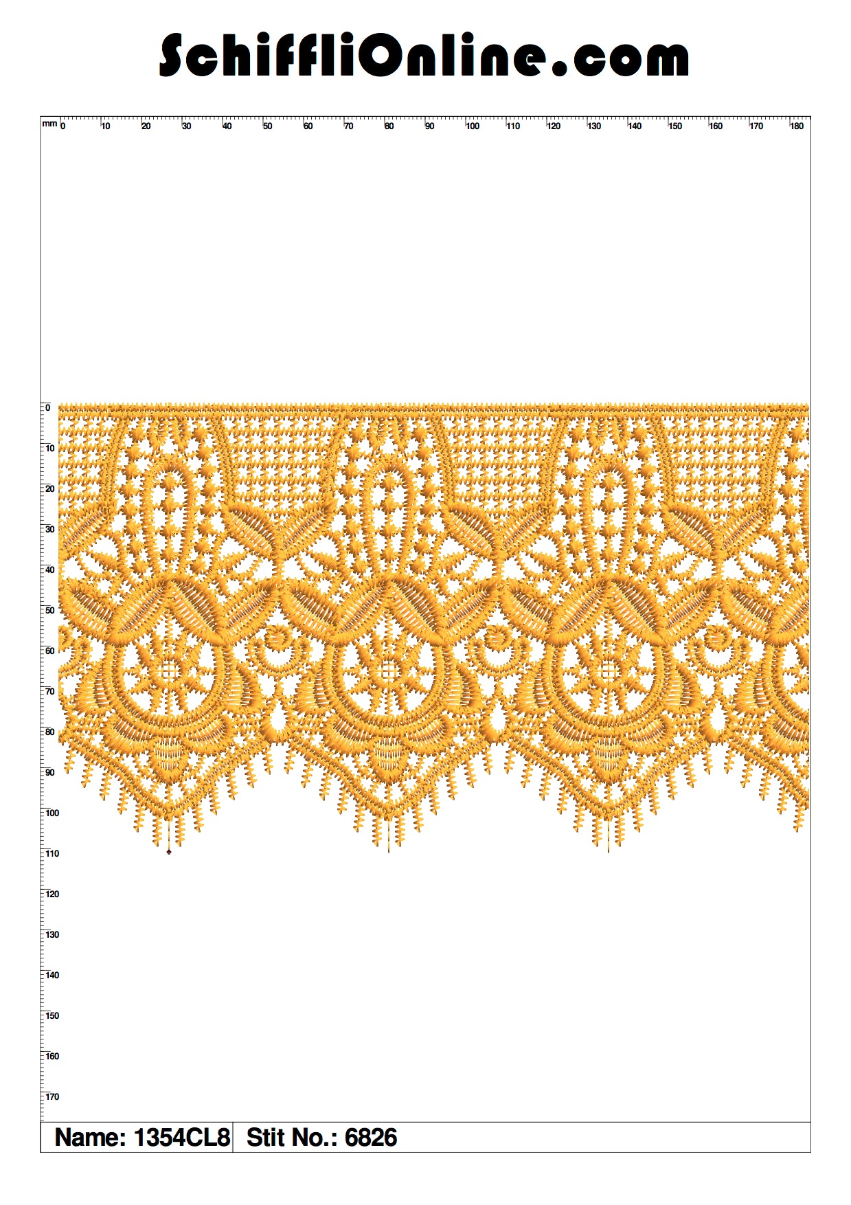 Book 144 CHEMICAL LACE 8X4 50 DESIGNS