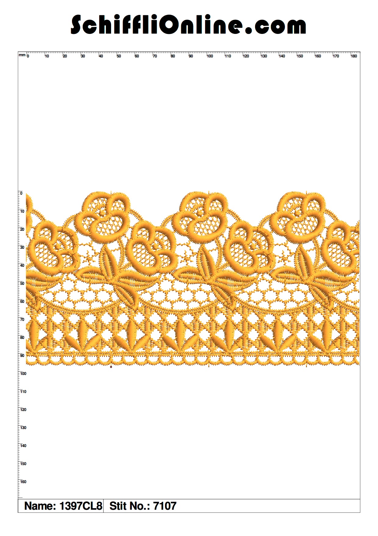 Book 144 CHEMICAL LACE 8X4 50 DESIGNS
