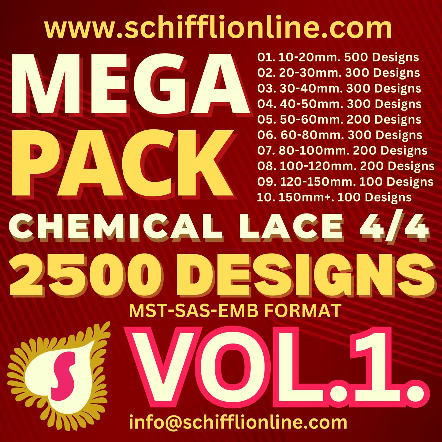 Libro 291 Mega Pack Chemical Lace 4x4 Vol 1