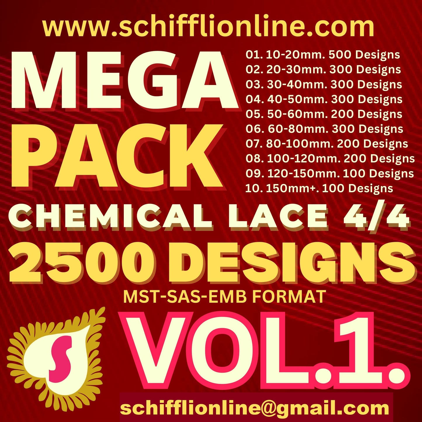 A VOL 1. Mega Pack Book Chemical Lace 4x4