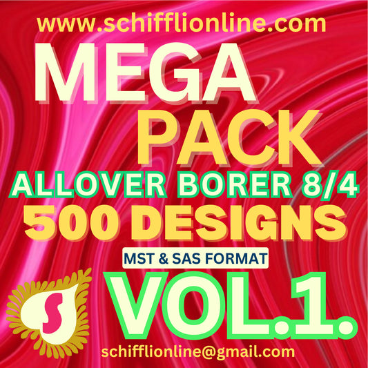 ALLOVER BORER 8X4 VOL 1 - 500 DESIGNS