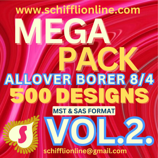 ALLOVER BORER 8X4 VOL 2 - 500 DESIGNS